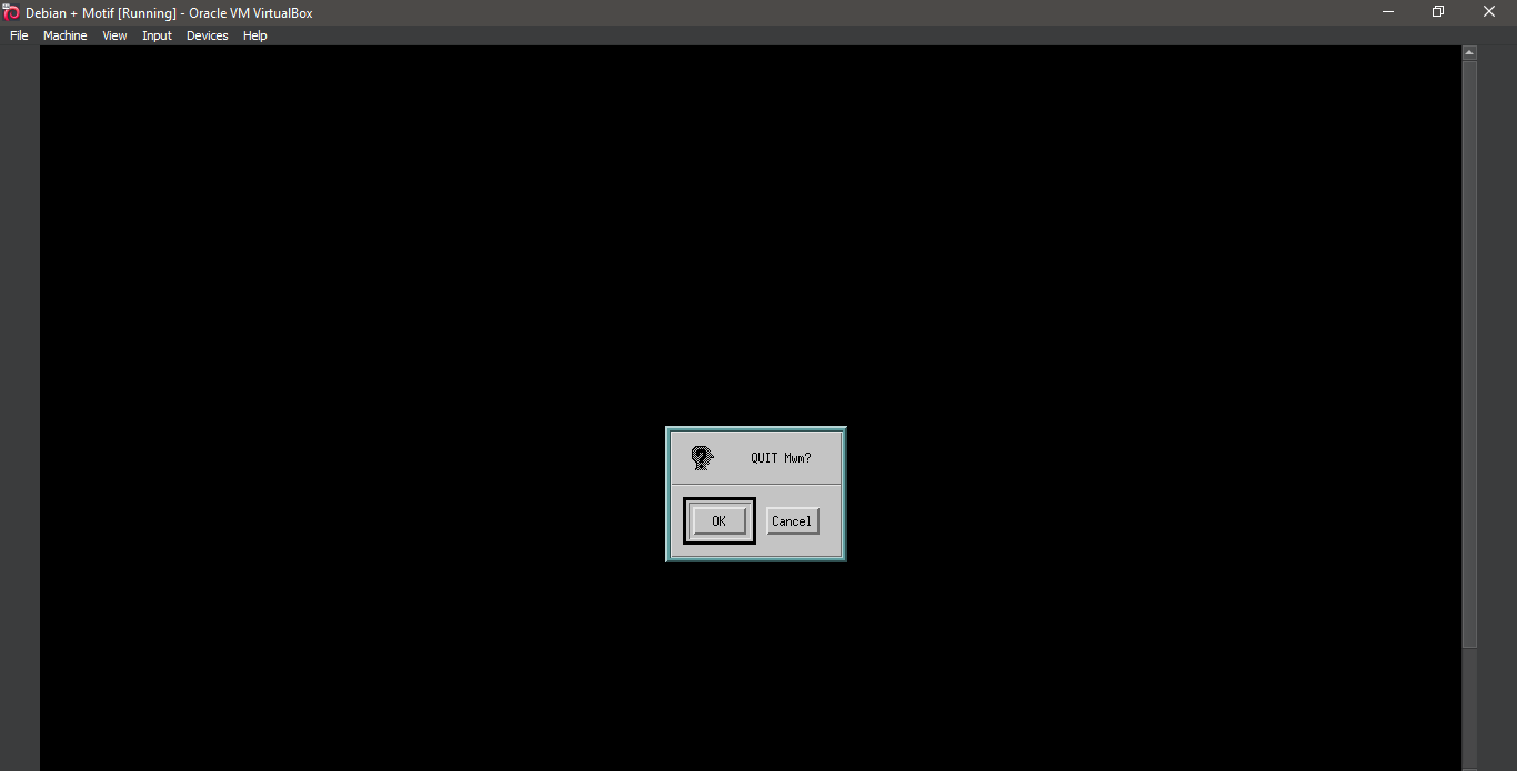 Running Motif Window Manager